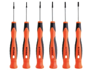 Wkrętaki precyzyjne: T5/T6/T7/T8/T9/T10 x 40 mm; 6 szt.