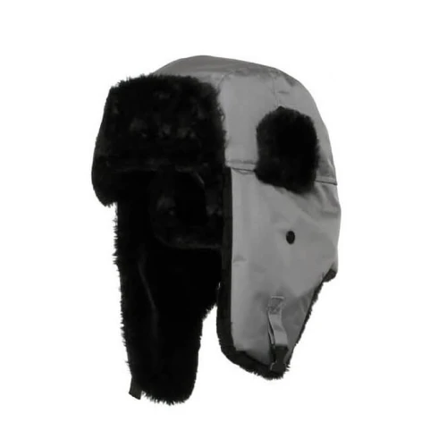 L102010S Czapka ocieplana uszanka Szara L102010S LAHTI PRO